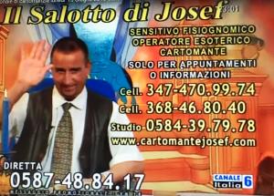 Josef in diretta nazionale su Canale Italia 6   152